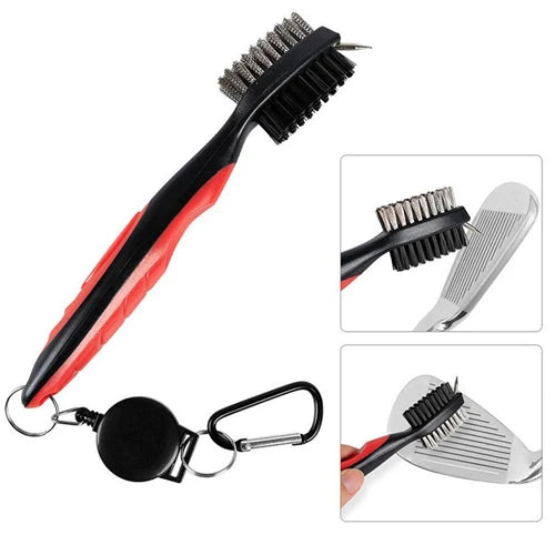 Golf Club Brush - 2 Sided Cleaning Tool