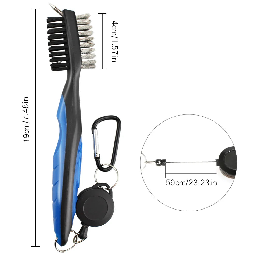 Golf Club Brush - 2 Sided Cleaning Tool